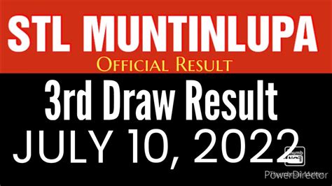 stl result today muntinlupa|STL MUNTINLUPA RESULT TODAY 3RD DRAW AUGUST 30, .